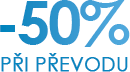 50% sleva webhostingu na první rok při převodu